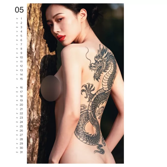 Tattoo Girls 2027 - erotisk veggkalender (1 stk)