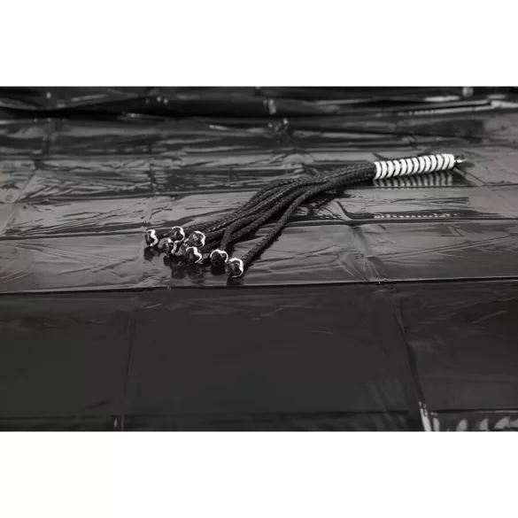 Lakk laken - 200x230 cm (svart)