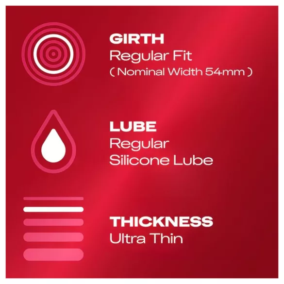 Durex Feel Ultra Tynn - ultratynne kondomer (10 stk)