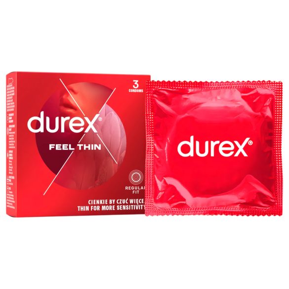 Durex Feel Thin - Naturlig Følelse Kondomer (3 stk)