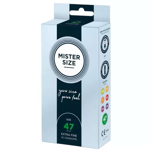Mister Size tyn kondom - 47mm (10 stk)