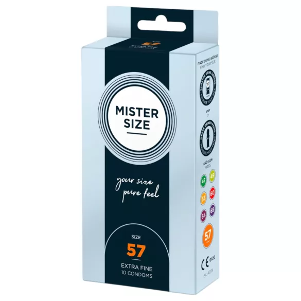 Mister Size tynn kondom - 57mm (10 stk)