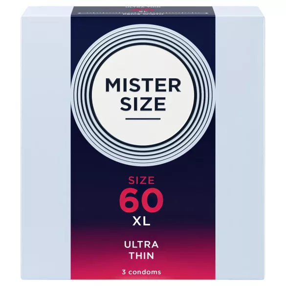 Mister Size tynn kondom - 60mm (3 stk)