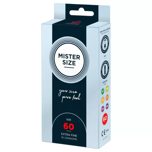 Mister Size tynne kondomer - 60mm (10 stk)