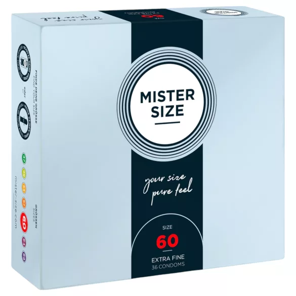 Mister Size tynne kondomer - 60mm (36 stk)