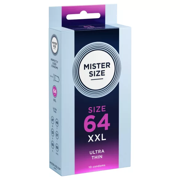 Mister Size tynne kondomer - 64mm (10stk)