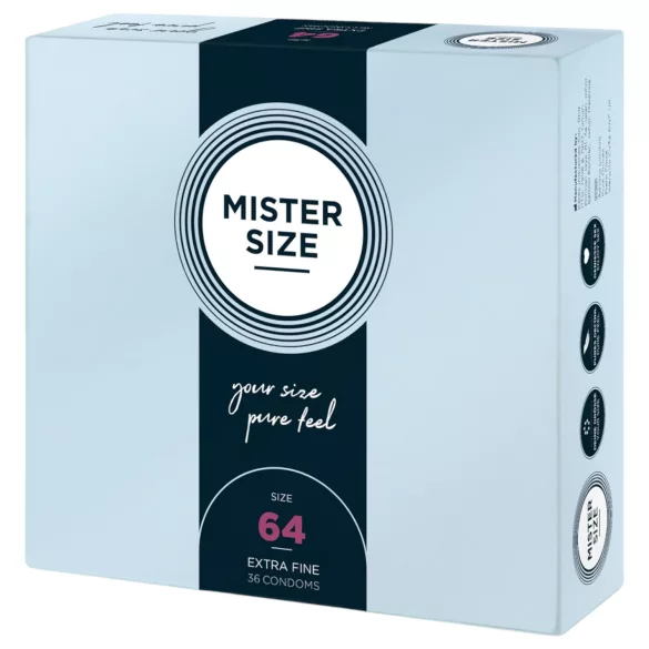 Mister Size tyn kondom - 64mm (36 stk)