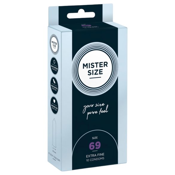 Mister Size tynn kondom - 69mm (10stk)