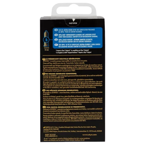 Manix Skyn - ultra tynne, lateksfrie kondomer (10 stk)