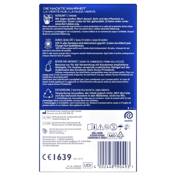 Durex Intense - Orgasmic kondomer (10 stk)
