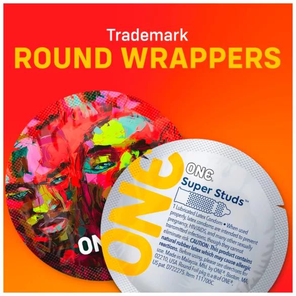 ONE Super Studs - prikket kondom (12 stk)