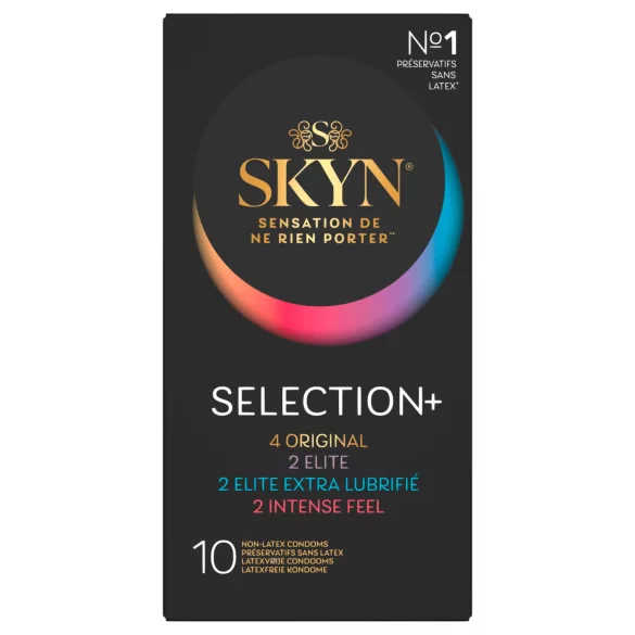 SKYN Selection+ - lateksfri kondom‑utvalgsboks (10 stk)
