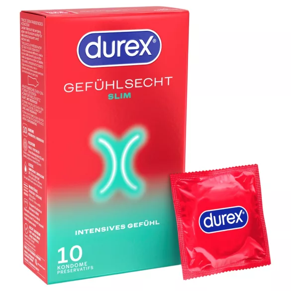 Durex - Tynne kondomer (10 stk)