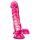 B Yours Basic 8 - testikkel dildo - 23cm (rosa)