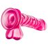 B Yours Basic 8 - testikkel dildo - 23cm (rosa)
