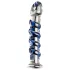 Icicles No. 5 - spiral glassdildo (gjennomsiktig-blå)