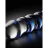 Icicles No. 5 - spiral glassdildo (gjennomsiktig-blå)