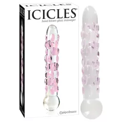 Icicles No. 7 - perle glass dildo
