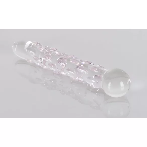 Icicles No. 7 - perle glass dildo