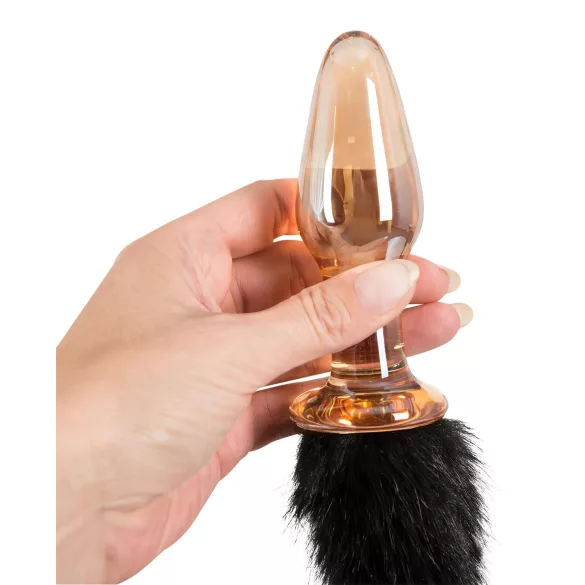 You2Toys - glass-analplugg med kattehale