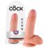King Cock 7 med testikler (18 cm) - naturlig