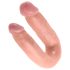 King Cock dobbel dildo (medium) - naturlig