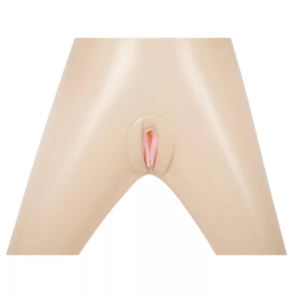 Tessa - oppblåsbar kvinne med 3D-ansikt