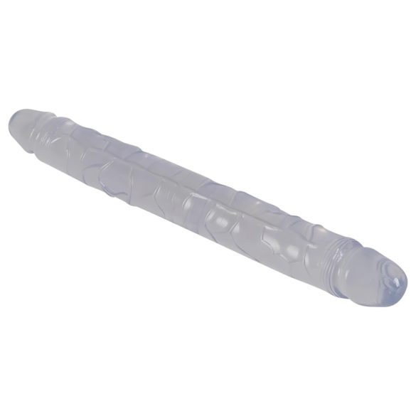 Krystall dobbel dildo (34 cm)