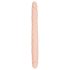 You2Toys - Dobbel Dong - 100% silikon dildo (naturlig)