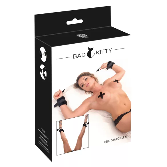 Bad Kitty - myk bondagesett for sengen (5 deler)