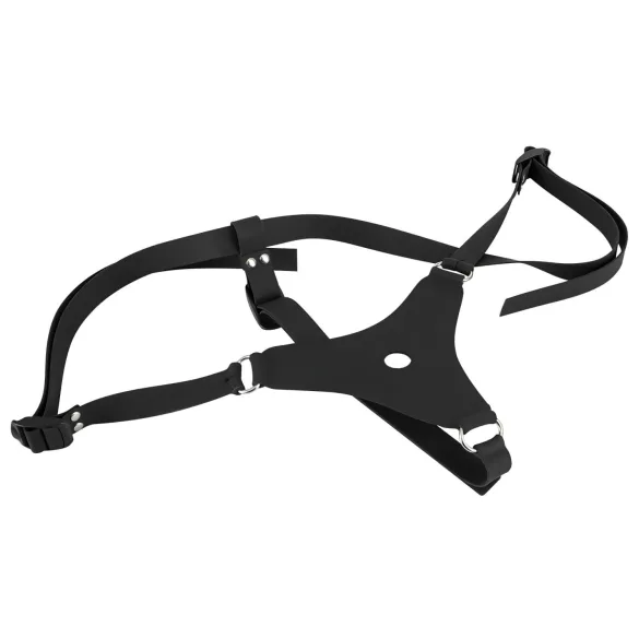 You2Toys - Silikon Strap-On - festbar dildo (svart)