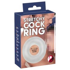You2Toys - silikondildo-ring (gjennomsiktig)