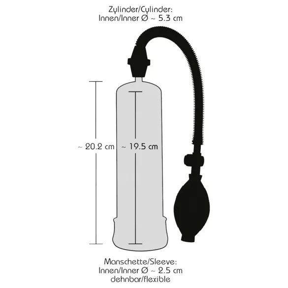 Bang Bang penispumpe - svart