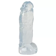 Crystal Clear Big Dong - geléaktig gigantdildo (21,5 cm)
