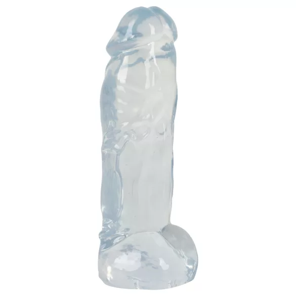 Crystal Clear Big Dong - geléaktig gigantdildo (21,5 cm)