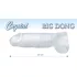 Crystal Clear Big Dong - geléaktig gigantdildo (21,5 cm)