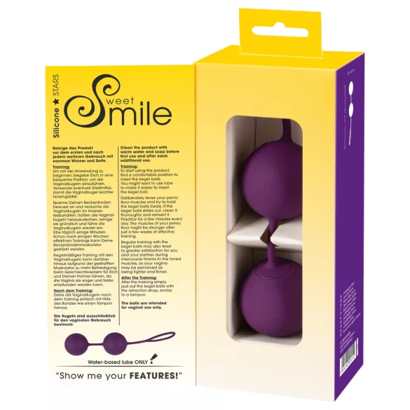 SMILE XXL Kuler - gigantiske geishakuler (lilla)