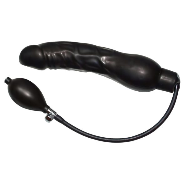 You2Toys - Oppblåsbar latex analutvider - svart (stor)