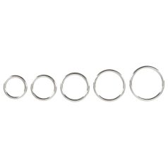 Bad Kitty - Sett med 5 metall penisringer