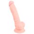 Medisinsk silikon dildo (18cm) - naturtro