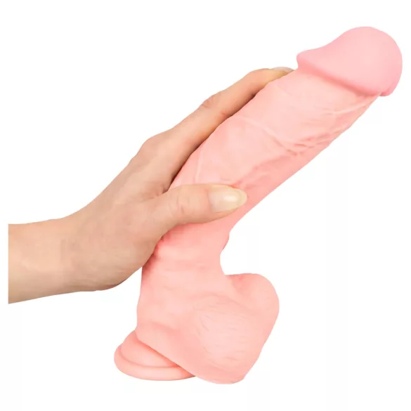 Medisinsk silikon dildo (24cm) - naturlig