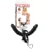 Pipedream - Dobbel strap-on-vibrator (svart) - Fetish