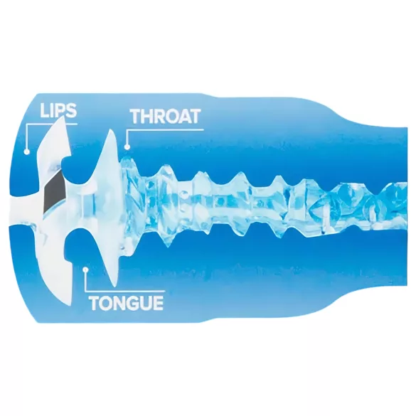 Fleshlight Turbo Thrust - sugende masturbator (blå)