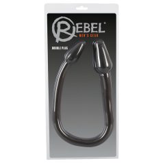 Rebel Double Plug - Dobbel Kjegle Anal Dildo (svart)