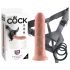King Cock Strap-on 8 - påsettbar dildo - naturtro