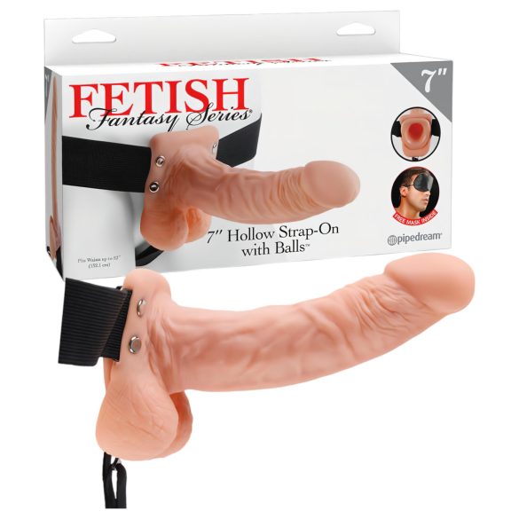 Fetish Strap-on 7 - justerbar dildo (naturlig)