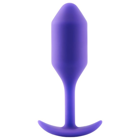 b-vibe Snug Plug 2 - dobbelt analplugg (114g) - lilla