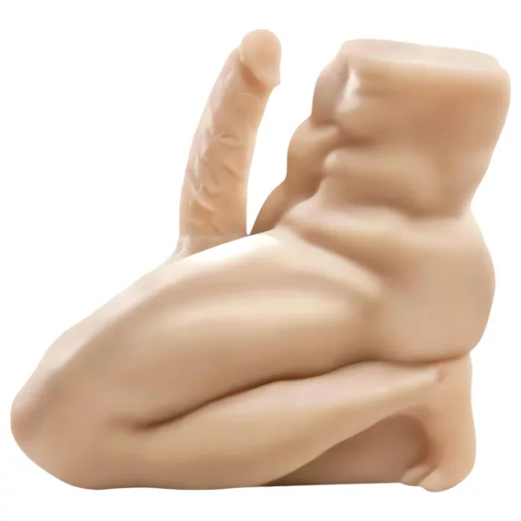 "Fuck Me Silly - knelende herretorso masturbator"