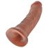 King Cock 8 dildo (20 cm) - mørkt natur