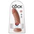 King Cock 8 dildo (20 cm) - mørkt natur